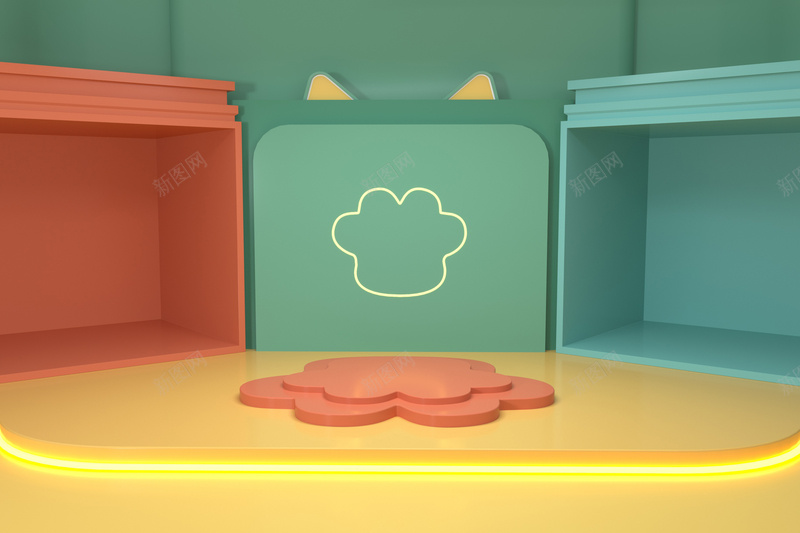 C4D简约海报背景3jpg设计背景_88icon https://88icon.com C4D 简约 海报 背景