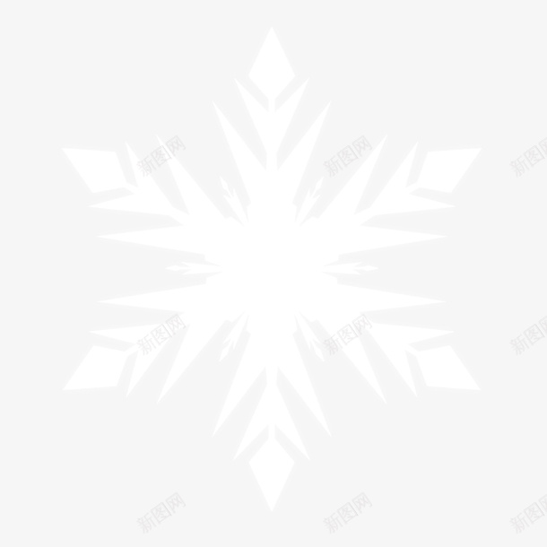 一片完美的雪花png免抠素材_88icon https://88icon.com 雪花 六角 冬天 下雪