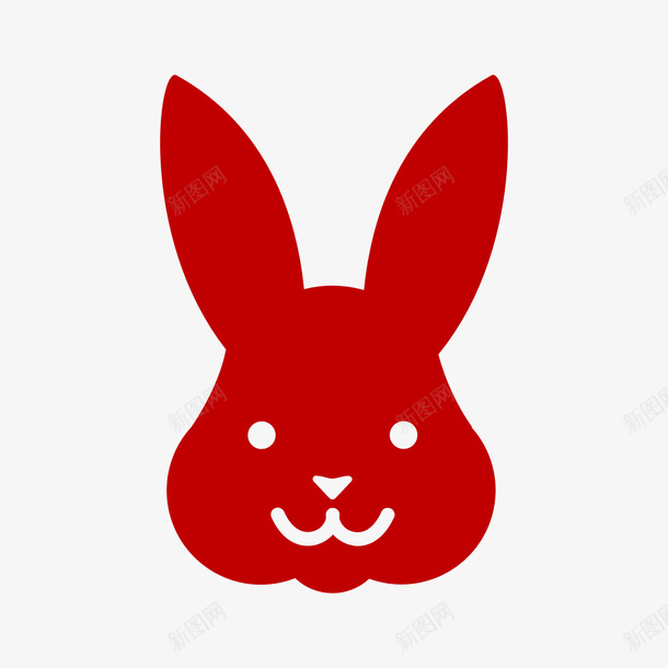 红色的兔子png免抠素材_88icon https://88icon.com 红色 兔子 漂亮 可爱