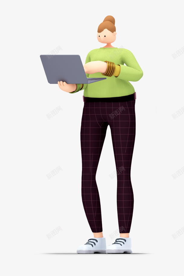 卡通插画3D小人png免抠素材_88icon https://88icon.com 卡通 插画 3D 小人