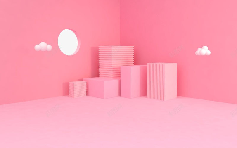 粉色1920X1200海报背景png设计背景_88icon https://88icon.com 粉色 海报 背景