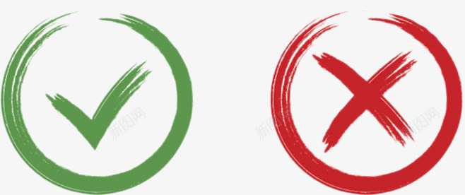 对错符号素材png免抠素材_88icon https://88icon.com 对不对 对号叉号 对比 对错 打勾打叉 符号 素材 绿色对号
