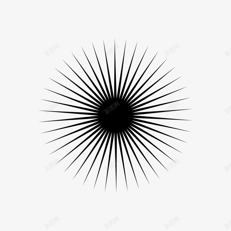 Abstract Shape 49 black on white线条元素png免抠素材_88icon https://88icon.com 线条 元素