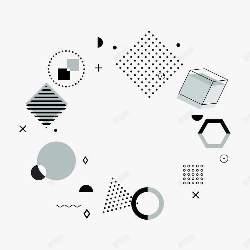 孟菲斯图案png免抠素材_88icon https://88icon.com 孟菲斯 菲斯 图案