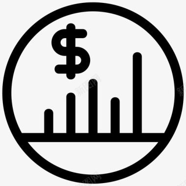 外汇图表股票图标icon 外汇图表股票图标