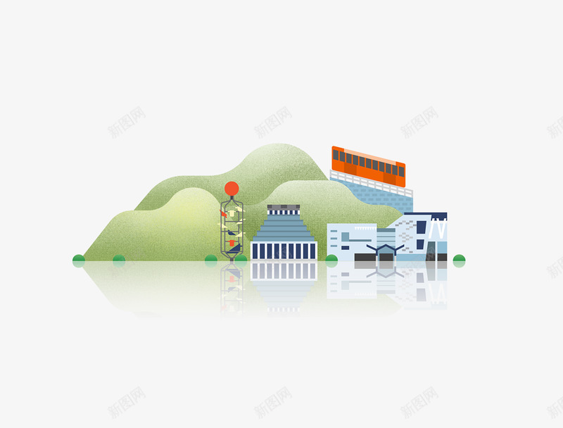Oceania插画简笔 描边 扁平 噪点png免抠素材_88icon https://88icon.com 插画 简笔 描边 扁平 噪点