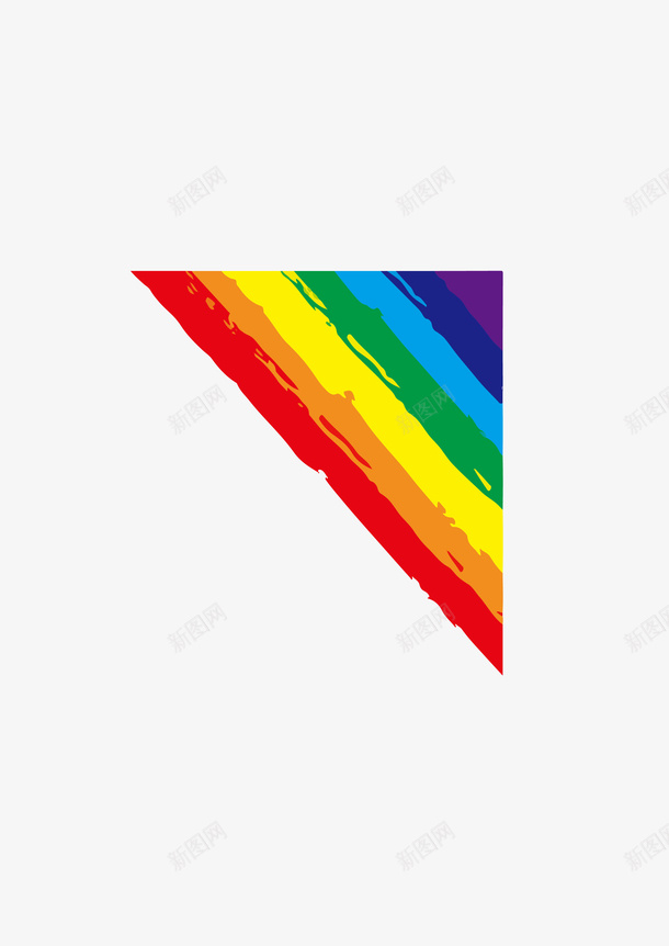彩虹渐变笔触ai免抠素材_88icon https://88icon.com 七彩 彩虹 笔 笔刷 运笔 颜色 鲜艳