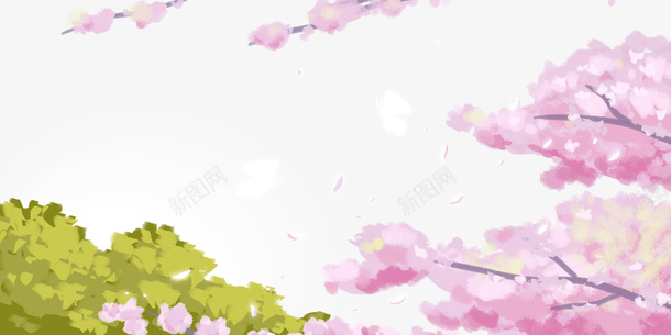 春天樱花绿叶春天素材psd免抠素材_88icon https://88icon.com 春天 春天素材 樱花 樱花公园 绿叶