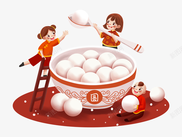 元宵节汤圆美食人物元素png免抠素材_88icon https://88icon.com PNG素材 习俗 人物 元宵 元宵节 元素 彩色 手绘卡通 新年 春节 正月十五 汤圆 美食 闹元宵