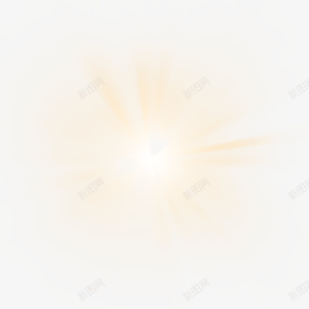 黄色背景光芒光png免抠素材_88icon https://88icon.com 光影 光晕 星光 发光 特效 高光 光效 闪亮 射线 光束