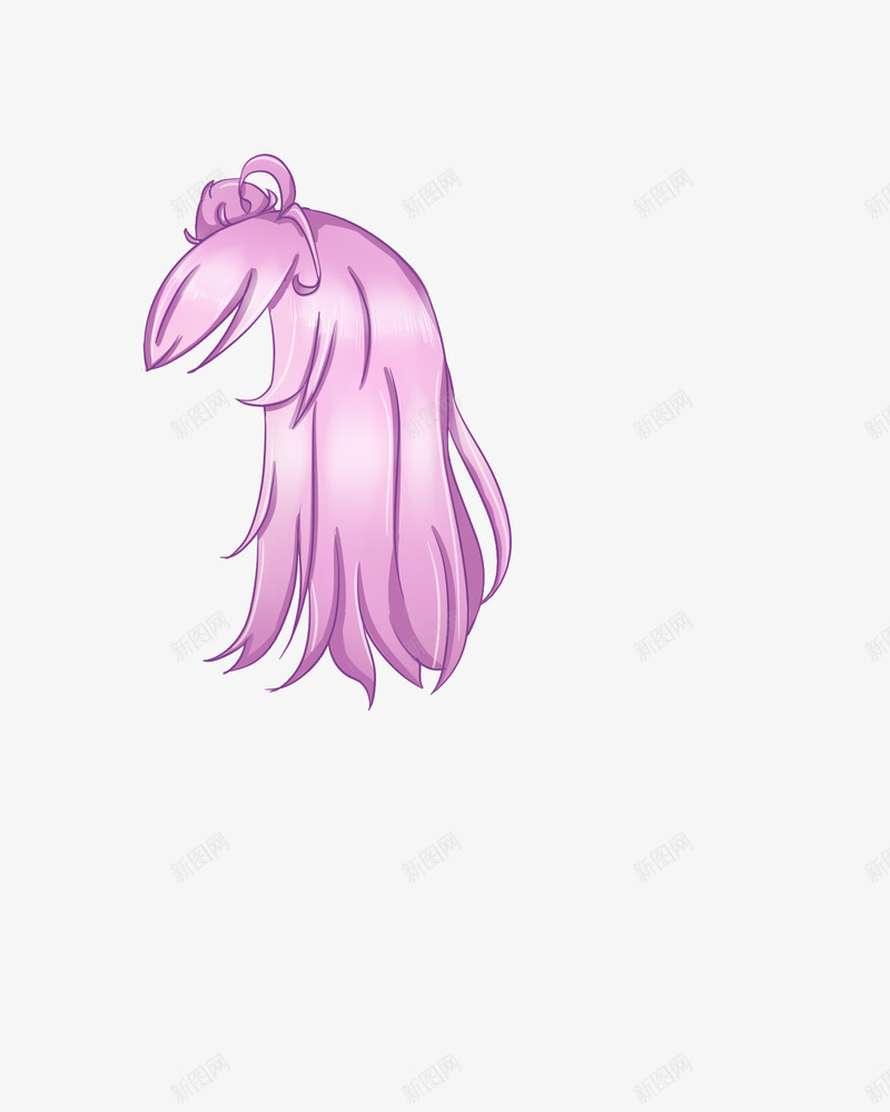 侧脸发型侧脸头发png免抠素材_88icon https://88icon.com 侧脸 发型 头发
