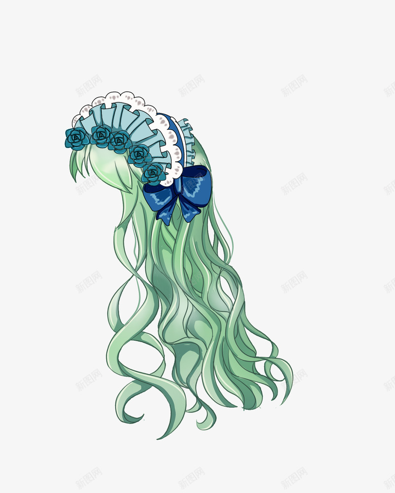 侧脸发型侧脸头发png免抠素材_88icon https://88icon.com 侧脸 发型 头发