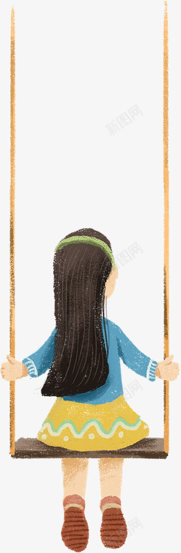 小女孩星空下荡秋千手绘蓝色节日插画png免抠素材_88icon https://88icon.com 小女孩 星空 荡秋千 手绘 蓝色 节日 插画