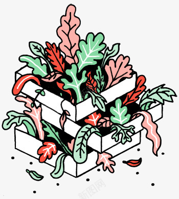 Urban Farming For school An illustration for an article about urban agriculture in TelAviv Israel插画png免抠素材_88icon https://88icon.com 插画