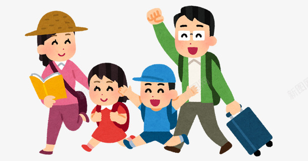 春天外出踏青郊游psd免抠素材_88icon https://88icon.com 春天 外出 踏青 郊游