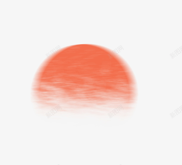水墨风桔红夕阳png免抠素材_88icon https://88icon.com 中国风夕阳 免扣 国风 夕阳 太阳 日出 水墨 漂浮 红太阳 红色