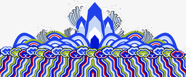 江崖海水吉祥纹png免抠素材_88icon https://88icon.com 江崖 海水 吉祥纹 江崖海水