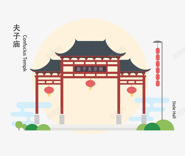 南京夫子庙插画ai免抠素材_88icon https://88icon.com 南京 矢量 矢量元素 南京建筑 南京夫子庙 夫子庙 南京插画 矢量插画 插画 建筑 建筑插画 插画建筑 古建筑 夫子庙插画 古建筑插画 庙门