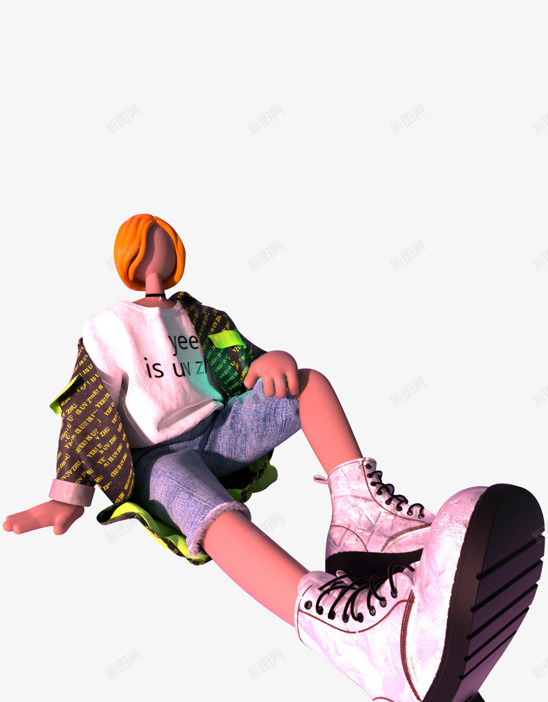 R C4D人物物体png免抠素材_88icon https://88icon.com 人物 物体
