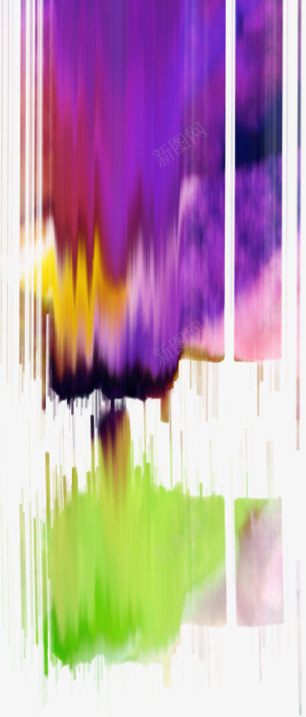 Colorful Brush Characters5字母数字png免抠素材_88icon https://88icon.com 字母 数字