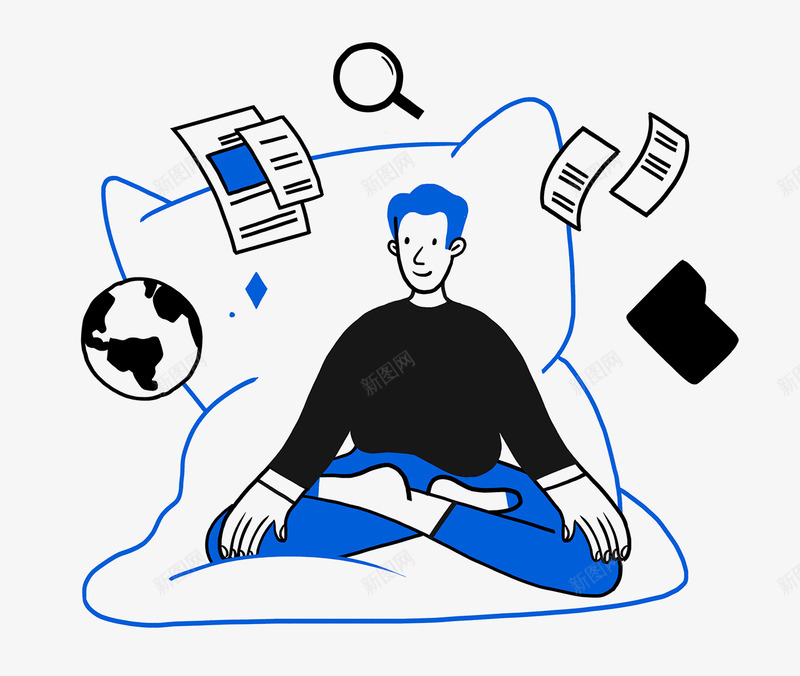 Image may contain cartoon drawing and sketch插画矢量人物png免抠素材_88icon https://88icon.com 插画 矢量 人物