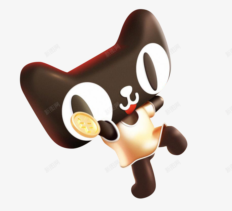2020年天猫会场Q版卡通天猫形象3D 图小png免抠素材_88icon https://88icon.com 年天 会场 版卡 通天 形象 图小