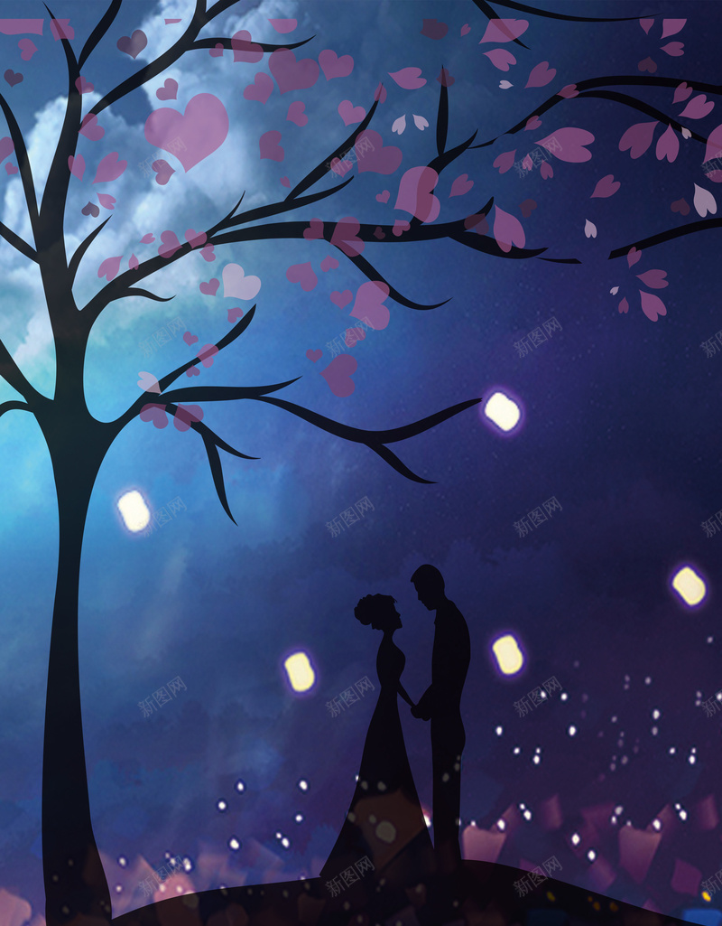 夜空星月浪漫唯美七夕海报背景素材jpg设计背景_88icon https://88icon.com 蓝色优雅 浪漫七夕 浪漫唯美 夜空 星月 绚烂星空海报 七夕海报 商场促销