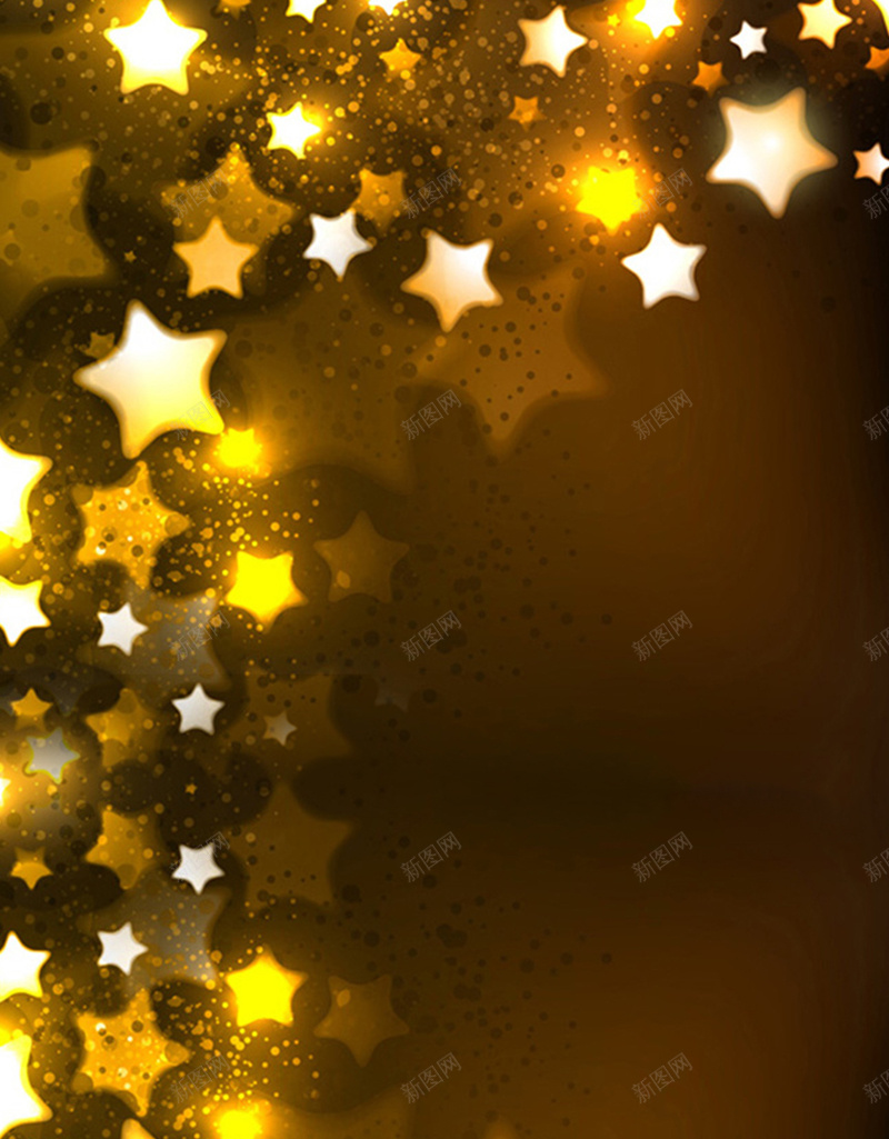 金色星星虚幻天空场景H5背景jpg设计背景_88icon https://88icon.com 天空 星星 虚幻 金色 黄色 亮眼 星空 浪漫 场景H5背景