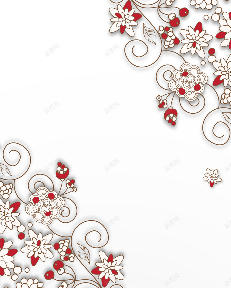 素雅花纹装饰背景矢量素材eps设计背景_88icon https://88icon.com 矢量素材 素雅 背景 花纹 装饰 欧式 简约 花蔓