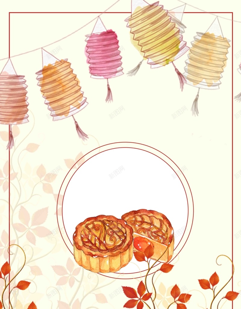 手绘水彩中秋月饼jpg设计背景_88icon https://88icon.com 中秋 宣传 手绘 月饼 水彩 推广 活动 插画