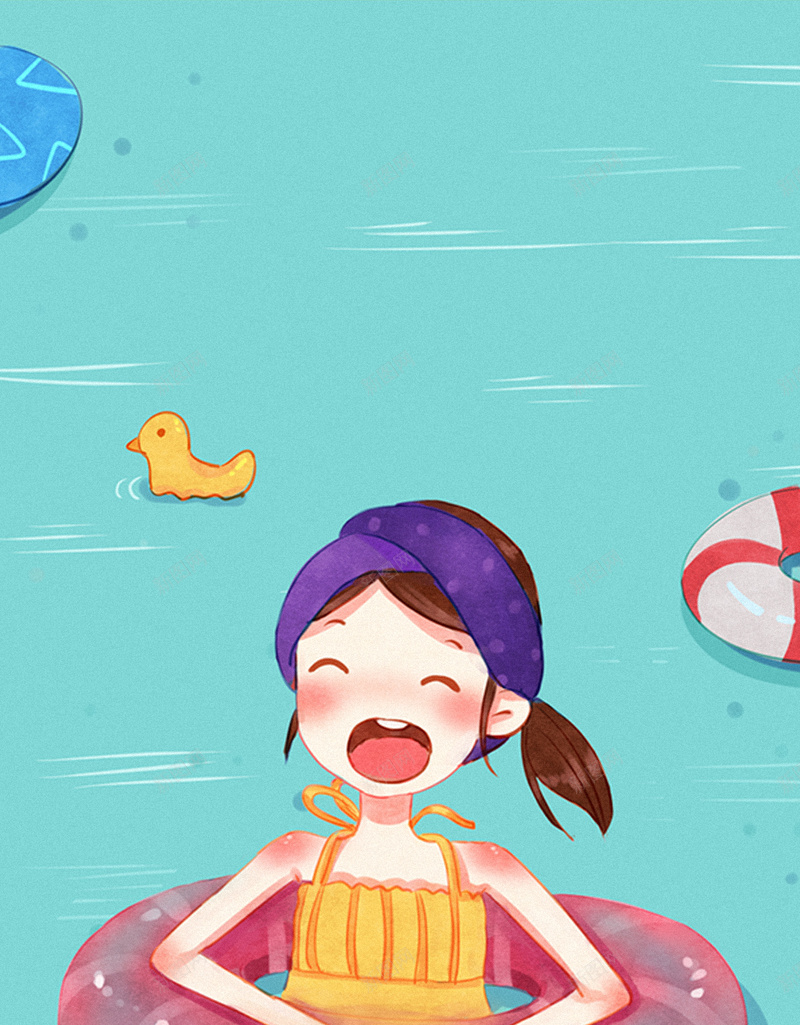 彩色卡通H5背景jpg设计背景_88icon https://88icon.com 彩色 卡通 夏天 游泳 童年 H5背景 欢乐 H5 h5 童趣 手绘