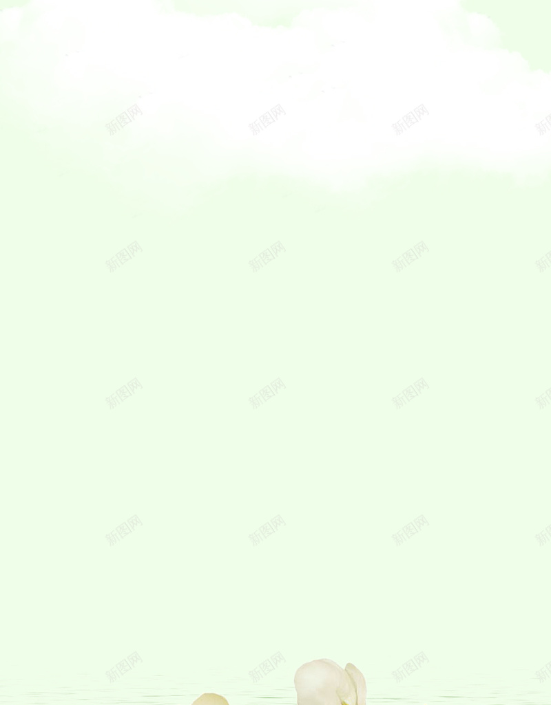 小清新绿色化妆品H5分层背景psd设计背景_88icon https://88icon.com 小清新 云朵 水纹 绿色 花瓣 化妆品 H5 分层背景