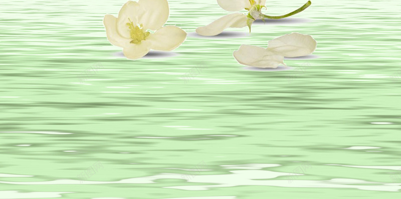 小清新绿色化妆品H5分层背景psd设计背景_88icon https://88icon.com 小清新 云朵 水纹 绿色 花瓣 化妆品 H5 分层背景