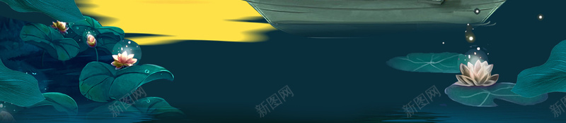 卡通手绘唯美中秋佳节psd设计背景_88icon https://88icon.com 中秋 佳节 卡通 唯美 手绘 月亮 夜色 灯笼