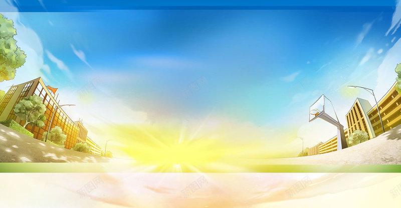 青春广告背景jpg设计背景_88icon https://88icon.com 青春 学校 篮球 广告背景 卡通 童趣 手绘