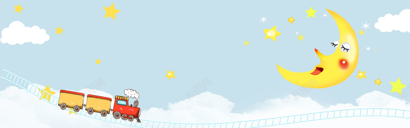 卡通母婴用品可爱banner海报psd设计背景_88icon https://88icon.com 可爱背景 母婴用品 卡通 浅色 童趣 童装 放射条纹 彩旗