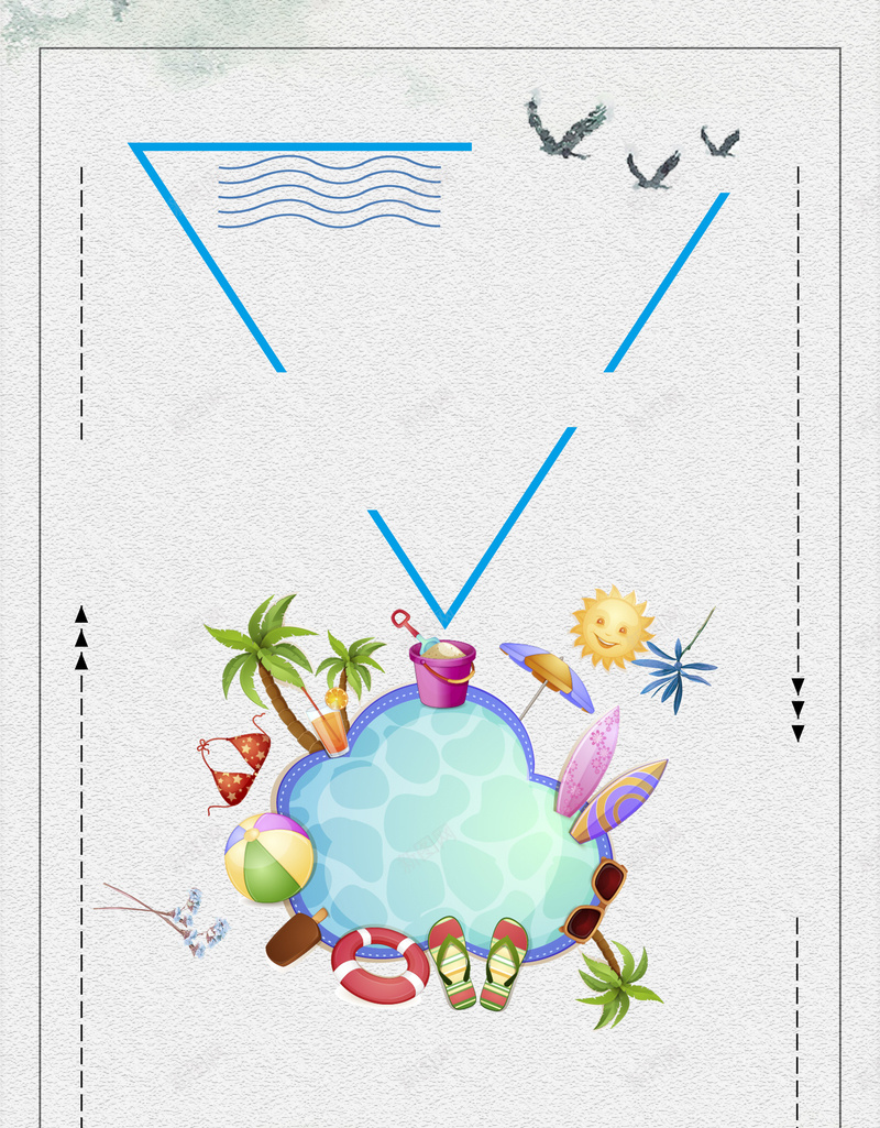 灰色矢量夏日水上乐园海报背景jpg设计背景_88icon https://88icon.com 旅游海报 泳池派对 玩转夏日 夏天 夏日 夏季 玩水 水上娱乐 水上乐园开业 水上项目 欢乐