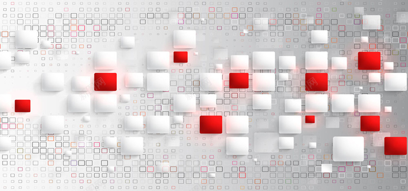 红色白色方块banner背景jpg设计背景_88icon https://88icon.com 底纹 方块 白色 红色 背景 底纹边框 边框背景 底纹背景 扁平 渐变 几何