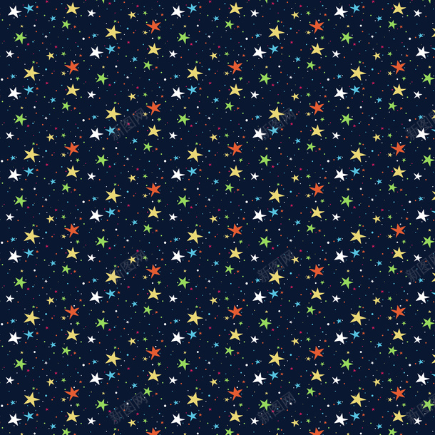 彩色缤纷星星无缝背景矢量图ai免抠素材_88icon https://88icon.com 彩色星星 无缝拼接 图案设计