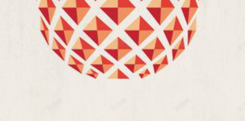 三角几何元素菠萝图jpg设计背景_88icon https://88icon.com 几何 橙色 清新 简约 绿色 H5背景 文艺 小清新