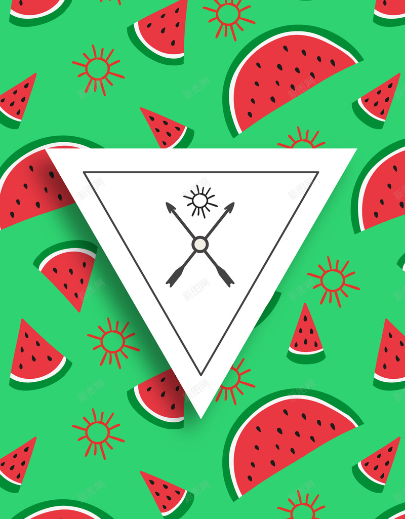水果元素西瓜背景封面素材jpg设计背景_88icon https://88icon.com 花纹底纹 水果元素 个性潮流 宣传画册封面 书籍画册 杂志封面 手绘卡通 西瓜 矢量素材