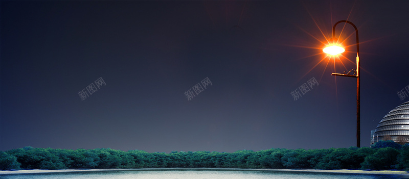 简约路灯背景banner装饰jpg设计背景_88icon https://88icon.com 背景banner装饰 海报banner 城市街道 简约 路灯