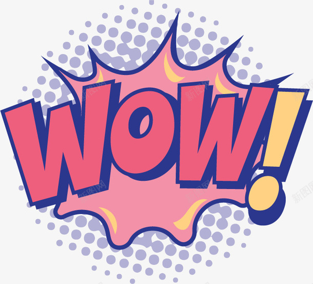 WOW卡通图标png免抠素材_88icon https://88icon.com 卡通 英文字体设计 文字排版 英文字装饰 通用英文艺术字 POP WOW 哇哦