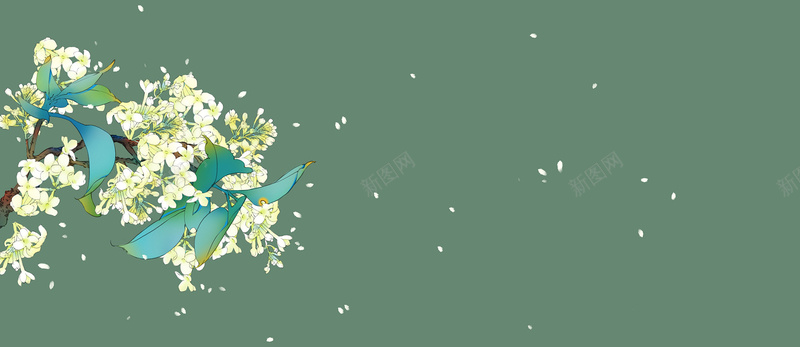 手绘小花背景背景图片 手绘小花背景背景