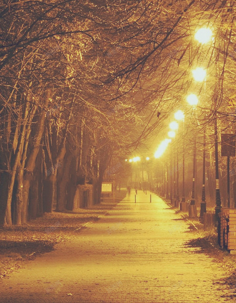 灯光下的街道H5背景jpg设计背景_88icon https://88icon.com 夜晚 文艺 深秋 灯光 街道 简约 H5 背景