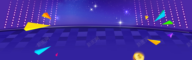 618大促销金币装饰几何紫色背景psd设计背景_88icon https://88icon.com 年中大促 618 促销 活动 电商 淘宝 京东 几何 电商促销海报 设计 背景 广告 多边形