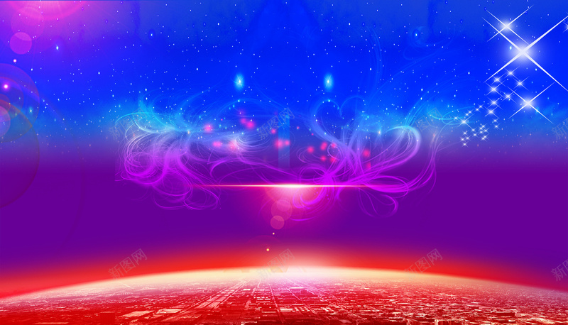 渐变炫彩背景元素jpg设计背景_88icon https://88icon.com 渐变 炫彩 鸟瞰 星空 振奋 科技 科幻 商务