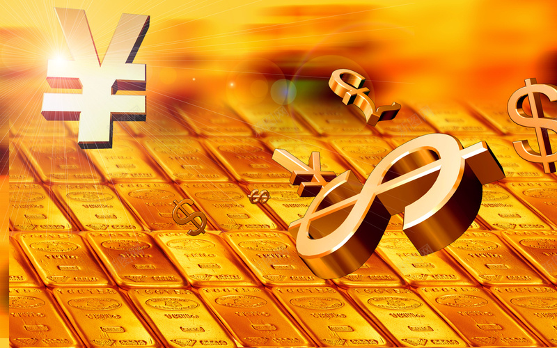 钱字母背景素材psd设计背景_88icon https://88icon.com 橙色 光 海报 金融 金条 金砖 钱 钱字母 背景