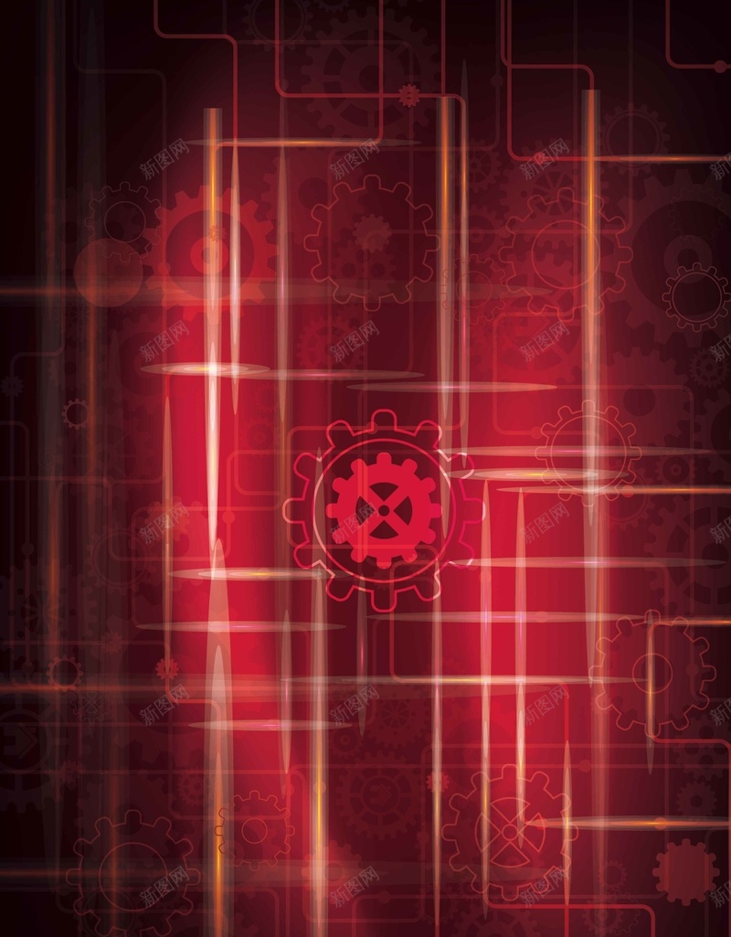 炫酷科技线红色简约大气背景jpg设计背景_88icon https://88icon.com 简约背景 红色背景 科技线 数据 炫酷 互联网 人工智能 电脑 光斑 大气背景
