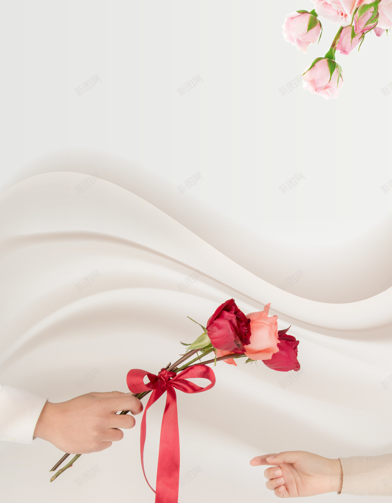 爱在情人节白色清新婚庆海报psd设计背景_88icon https://88icon.com 情人节活动 情人节海报 我们结婚吧 214 玫瑰 只愿得一人心 白首不分离 婚庆 婚礼